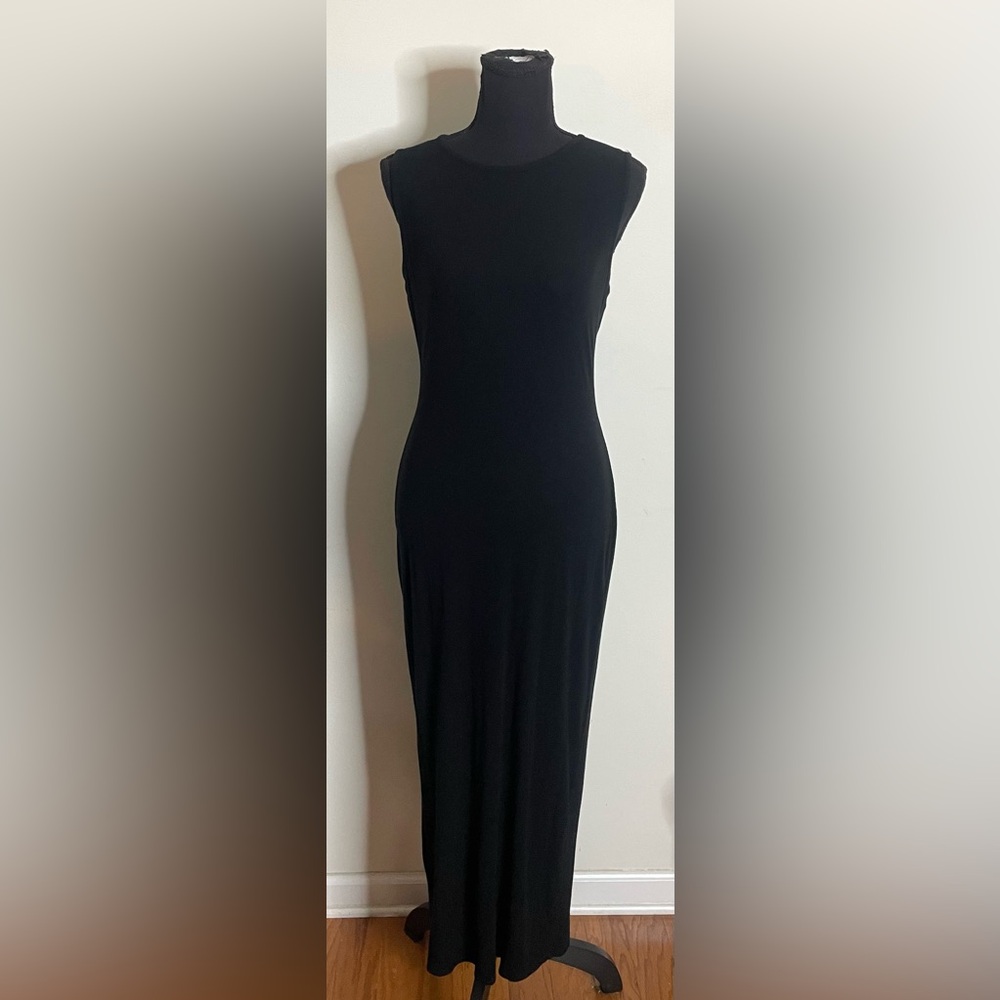 See You Monday Black Maxi Dress